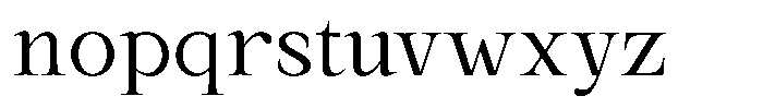 Kanellis Light Font LOWERCASE