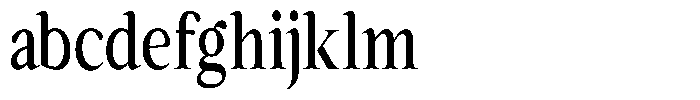 Kanellis Medium Extra Condensed FONT