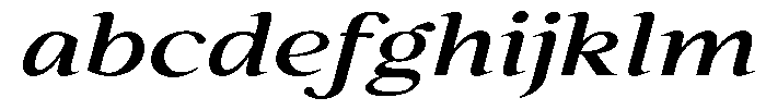 Kanellis Medium Extra Exp Italic FONT