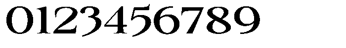 Kanellis Medium Extra Expanded Font OTHER CHARS