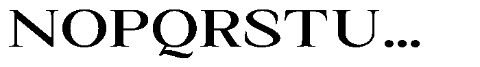 Kanellis Medium Extra Expanded Font UPPERCASE