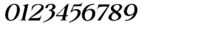 Kanellis Medium Sem Exp Italic Font OTHER CHARS