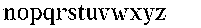Kanellis Medium Semi Condensed Font LOWERCASE