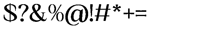 Kanellis Medium Semi Expanded Font OTHER CHARS