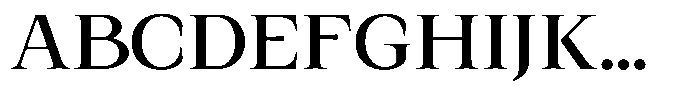 Kanellis Medium Semi Expanded Font UPPERCASE