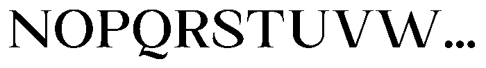 Kanellis Medium Semi Expanded Font UPPERCASE