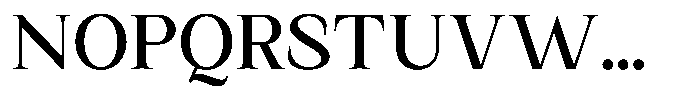 Kanellis Medium Font UPPERCASE