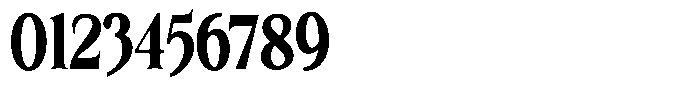Kanellis Plain Black Extra Condensed Font OTHER CHARS