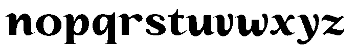 Kanellis Plain Black Sem Exp Font LOWERCASE