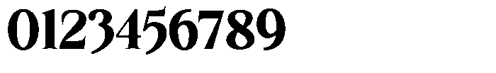 Kanellis Plain Black Semi Condensed Font OTHER CHARS