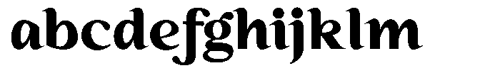 Kanellis Plain Black FONT