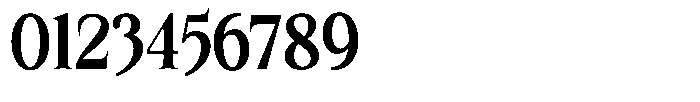 Kanellis Plain Bold Condensed Font OTHER CHARS