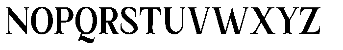 Kanellis Plain Bold Condensed Font UPPERCASE