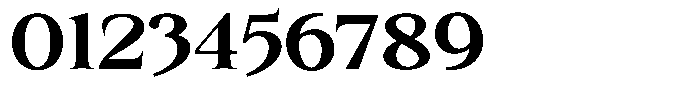 Kanellis Plain Bold Expanded Font OTHER CHARS