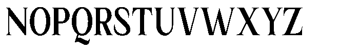 Kanellis Plain Bold Extra Condensed Font UPPERCASE