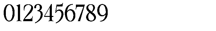 Kanellis Plain Condensed Font OTHER CHARS