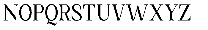 Kanellis Plain Condensed Font UPPERCASE
