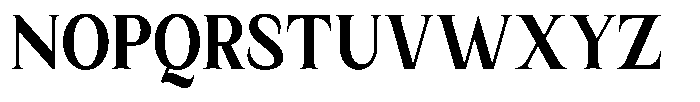 Kanellis Plain Extra Bold Condensed Font UPPERCASE