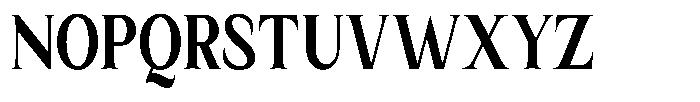 Kanellis Plain Extra Bold Extra Condensed Font UPPERCASE
