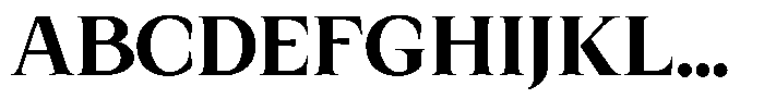 Kanellis Plain Extra Bold Font UPPERCASE