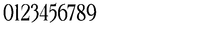 Kanellis Plain Extra Condensed Font OTHER CHARS