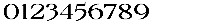 Kanellis Plain Extra Expanded Font OTHER CHARS