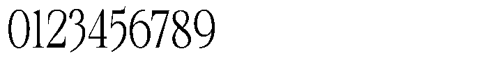 Kanellis Plain Extra Light Extra Condensed Font OTHER CHARS