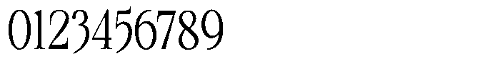 Kanellis Plain Light Extra Condensed Font OTHER CHARS