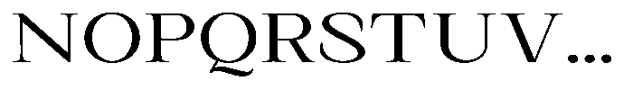 Kanellis Plain Light Extra Exp Font UPPERCASE