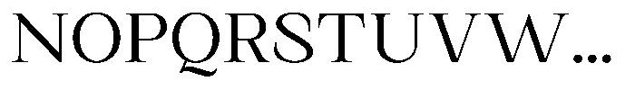 Kanellis Plain Light Sem Exp Font UPPERCASE