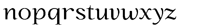 Kanellis Plain Light Sem Exp Font LOWERCASE