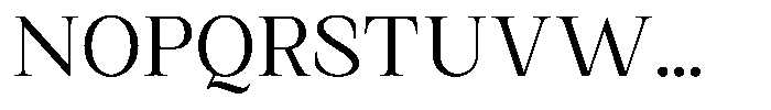 Kanellis Plain Light Font UPPERCASE