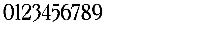 Kanellis Plain Medium Condensed Font OTHER CHARS