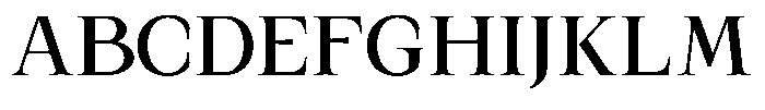 Kanellis Plain Medium Font UPPERCASE