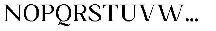 Kanellis Plain Regular Font UPPERCASE