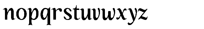 Kanellis Plain Sem Bold Condensed Font LOWERCASE