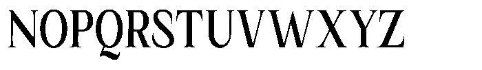 Kanellis Plain Sem Bold Extra Condensed Font UPPERCASE
