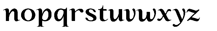 Kanellis Plain Sem Bold Sem Exp Font LOWERCASE