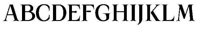 Kanellis Plain Sem Bold Semi Condensed Font UPPERCASE