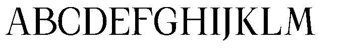 Kanellis Plain Semi Condensed Font UPPERCASE