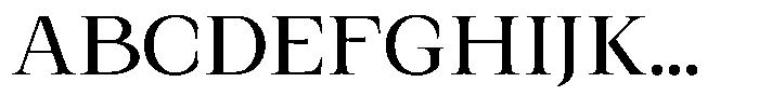 Kanellis Plain Semi Expanded Font UPPERCASE