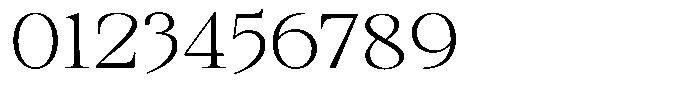Kanellis Plain Thin Expanded Font OTHER CHARS