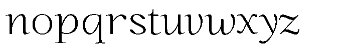 Kanellis Plain Thin Sem Exp Font LOWERCASE