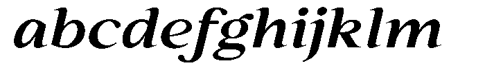Kanellis Sem Bold Exp Italic FONT