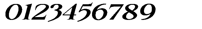 Kanellis Sem Bold Extra Exp Italic Font OTHER CHARS