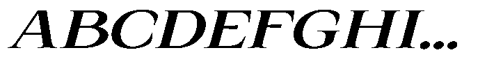 Kanellis Sem Bold Extra Exp Italic Font UPPERCASE