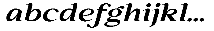 Kanellis Sem Bold Extra Exp Italic FONT