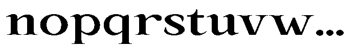 Kanellis Sem Bold Extra Exp Font LOWERCASE