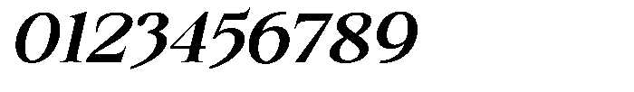 Kanellis Sem Bold Sem Exp Italic Font OTHER CHARS