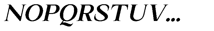 Kanellis Sem Bold Sem Exp Italic Font UPPERCASE